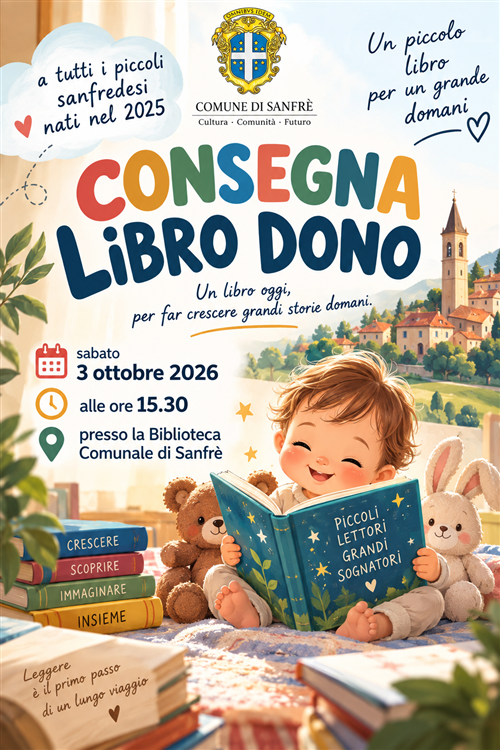 Un libro per crescere, sognare e scoprire: a Sanfrè torna il Libro Dono